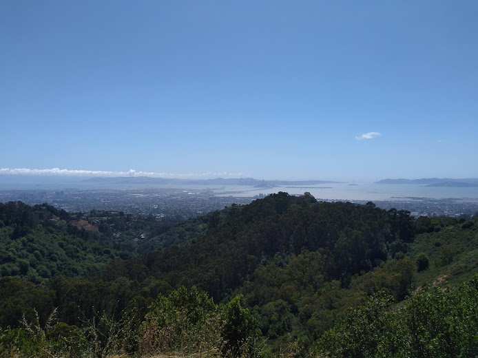 Me hiking in California