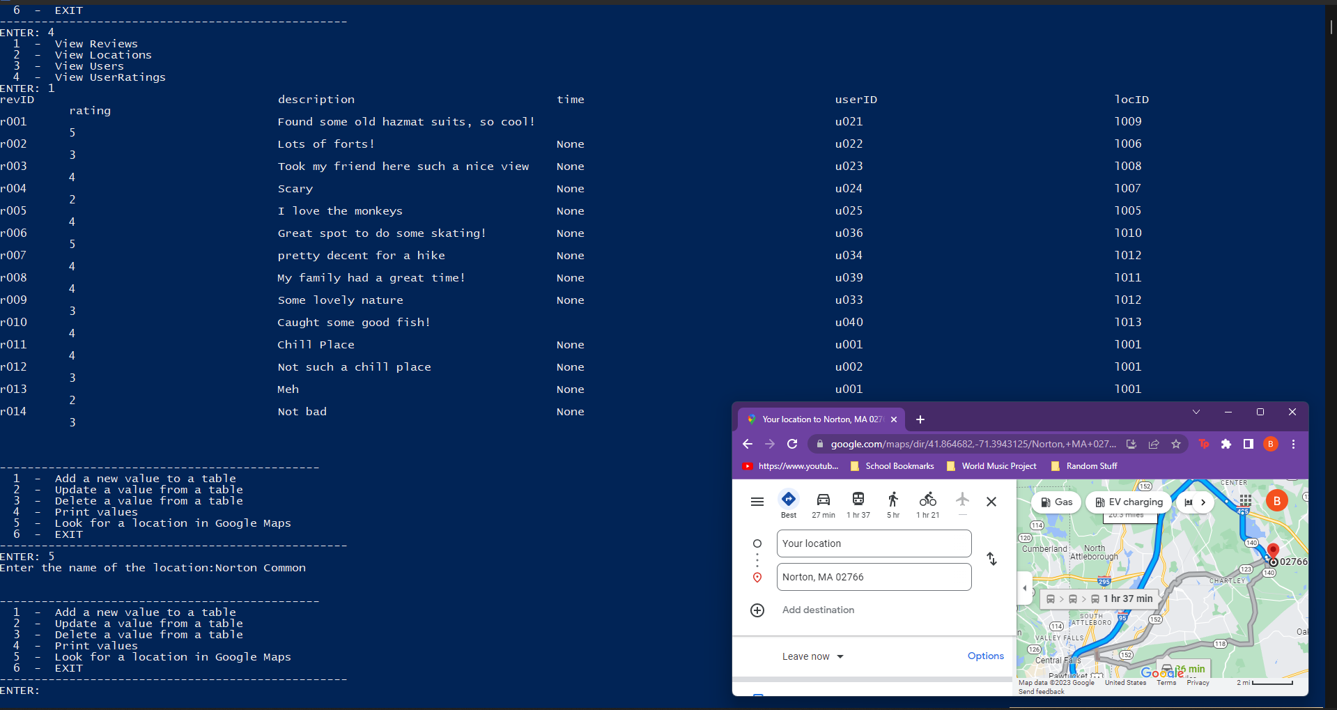 Project 2 Screenshot