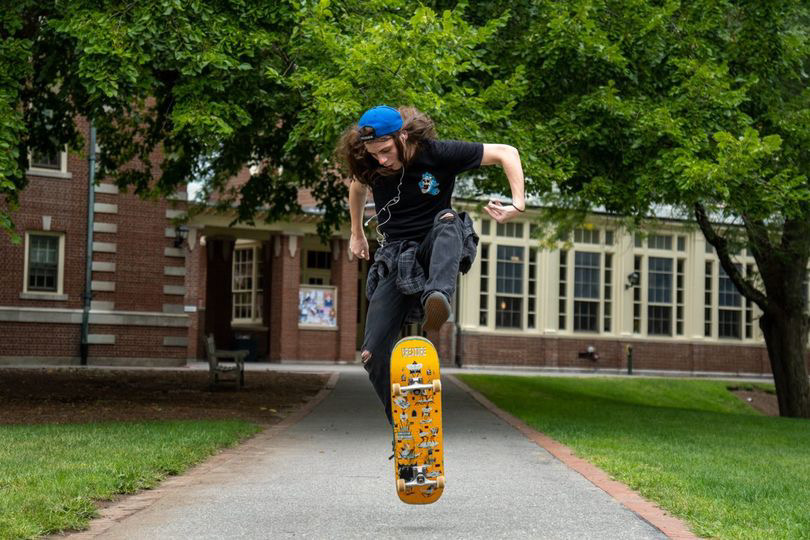 Me skateboarding