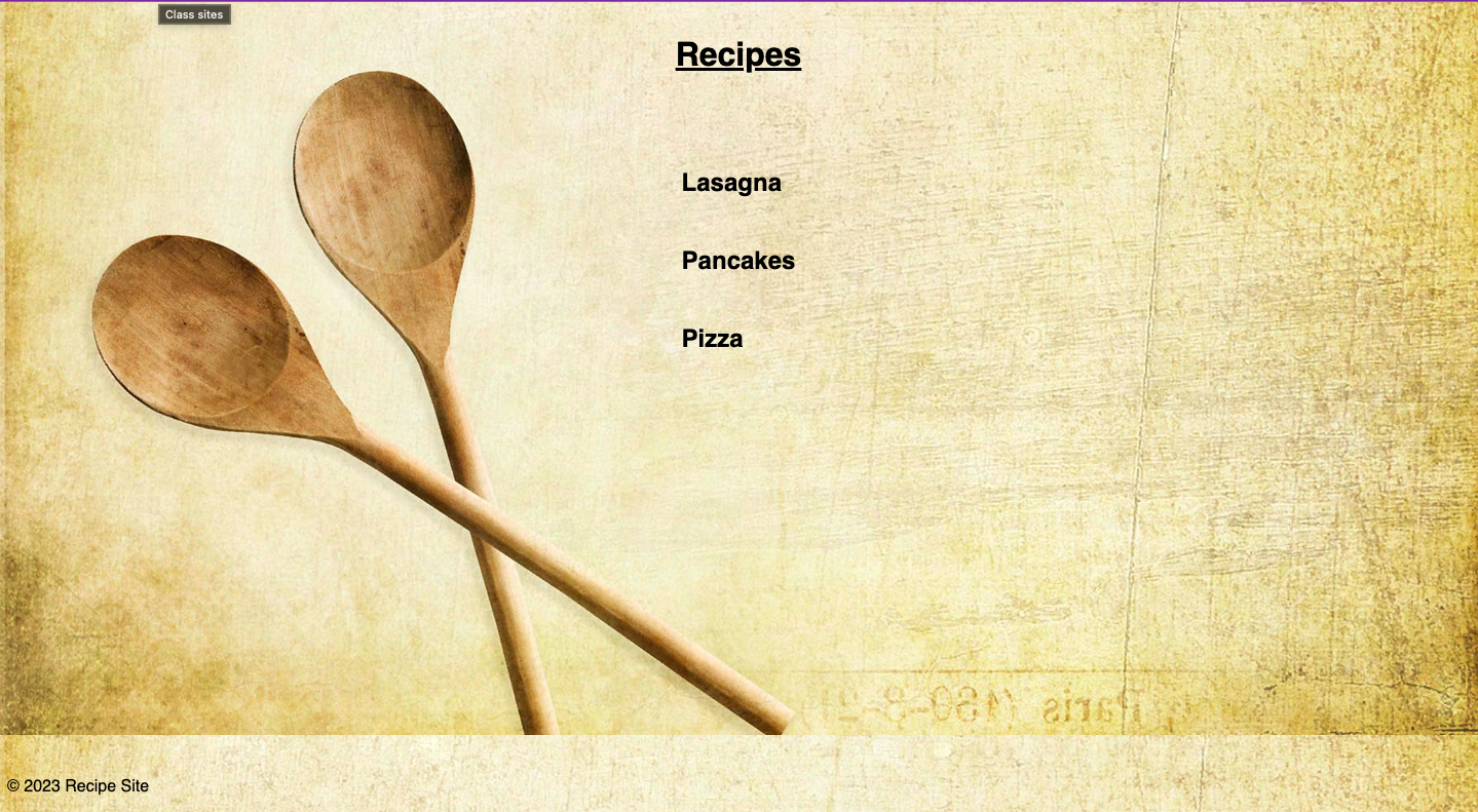 Project 1 Screenshot